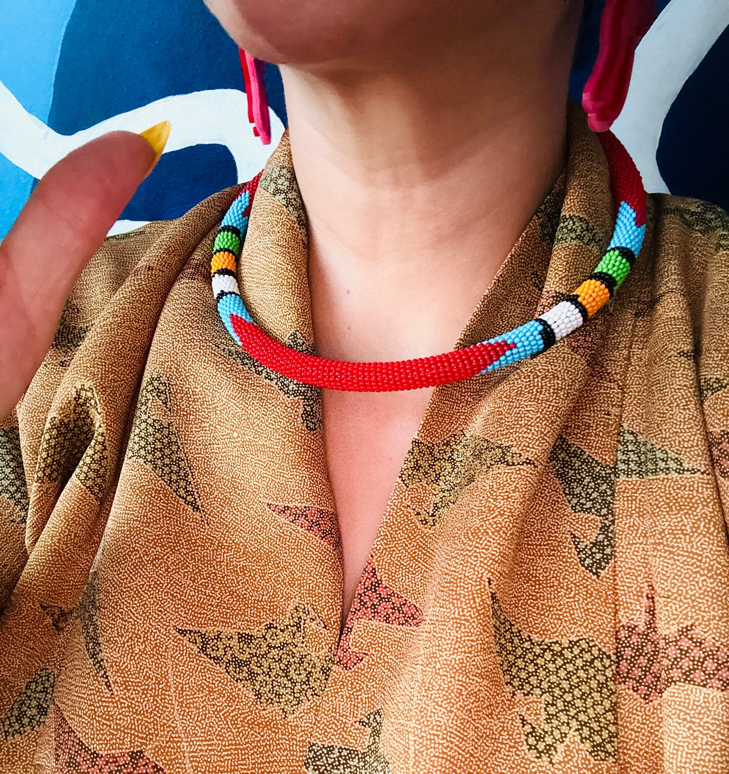 Kenyan Beaded Necklace