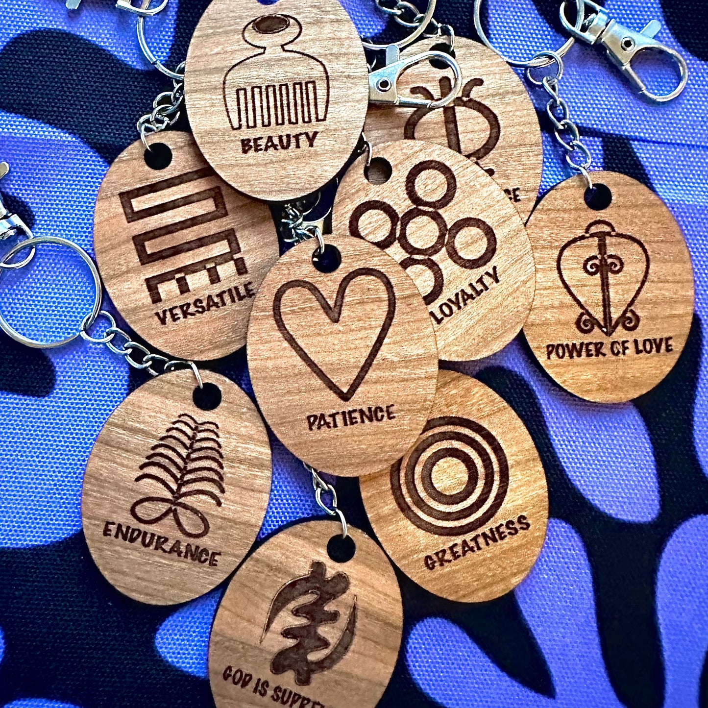 Adinkra Symbol Keychain