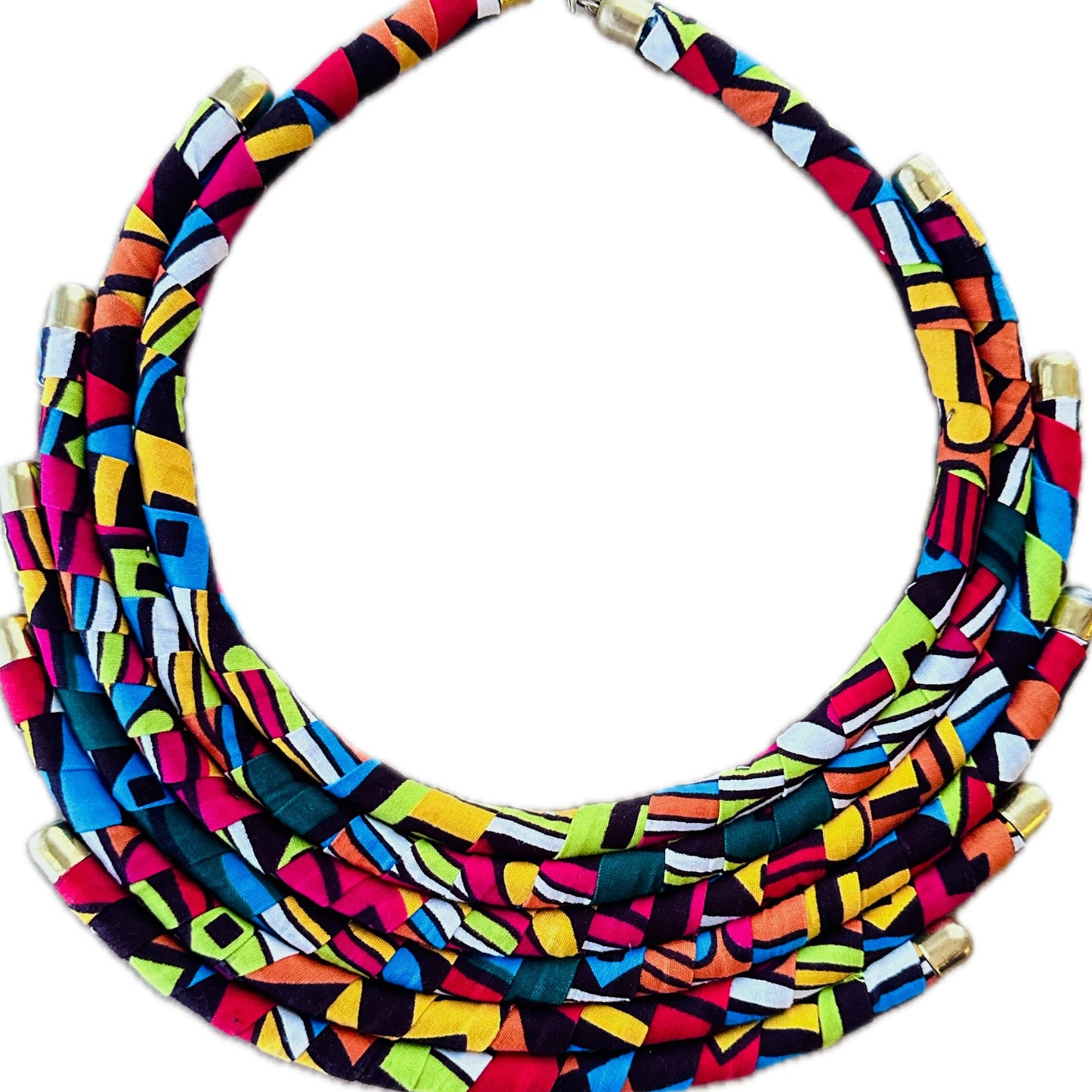 Tier Kitenge Necklace