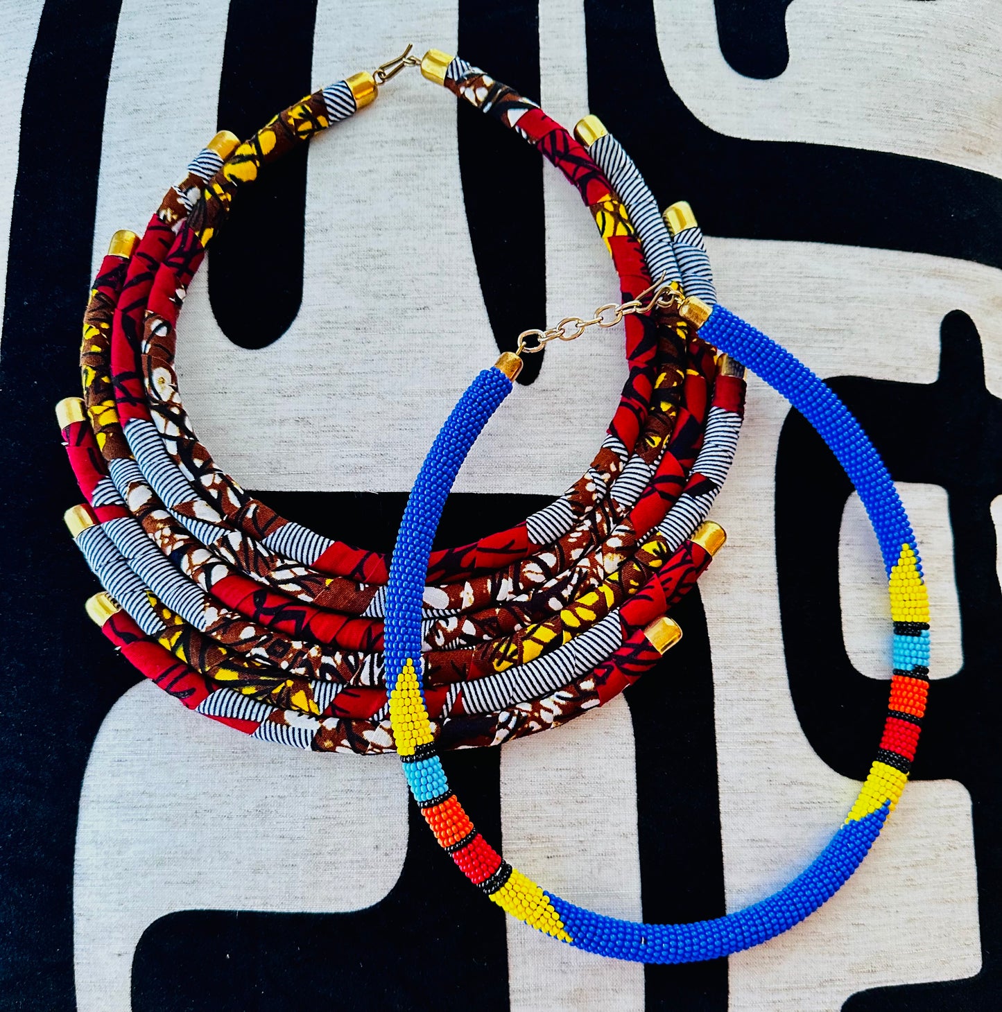 Tier Kitenge Necklace